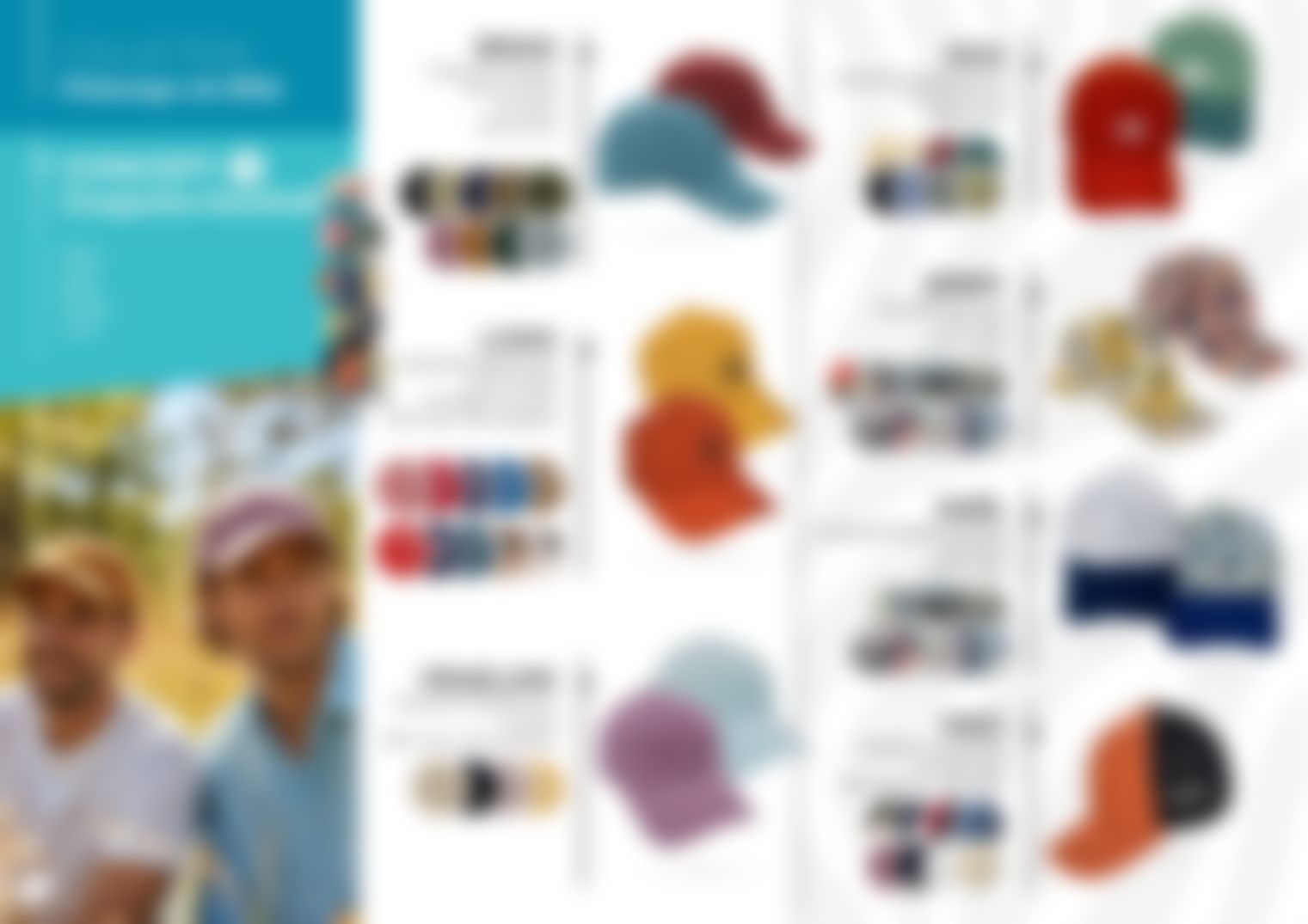 Casquettes baseball de la collection été
