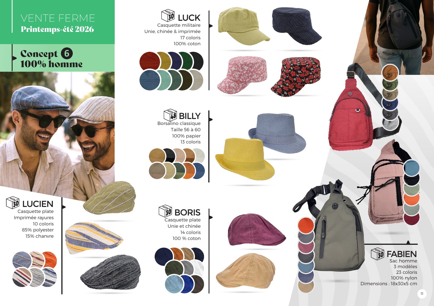 Sélection homme de la collection été